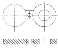 Special bland flange